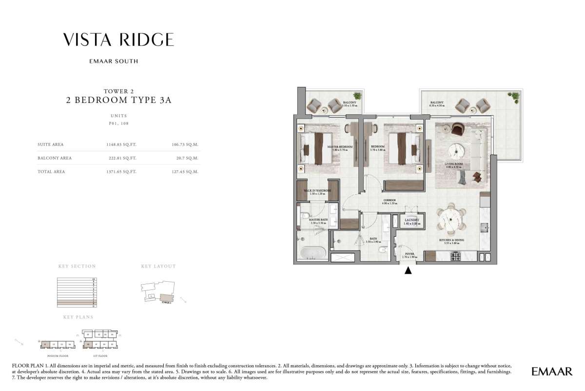 Podium Floor To 1st Floor (Type 3A, Unit P01-108) - Vista Tower 2